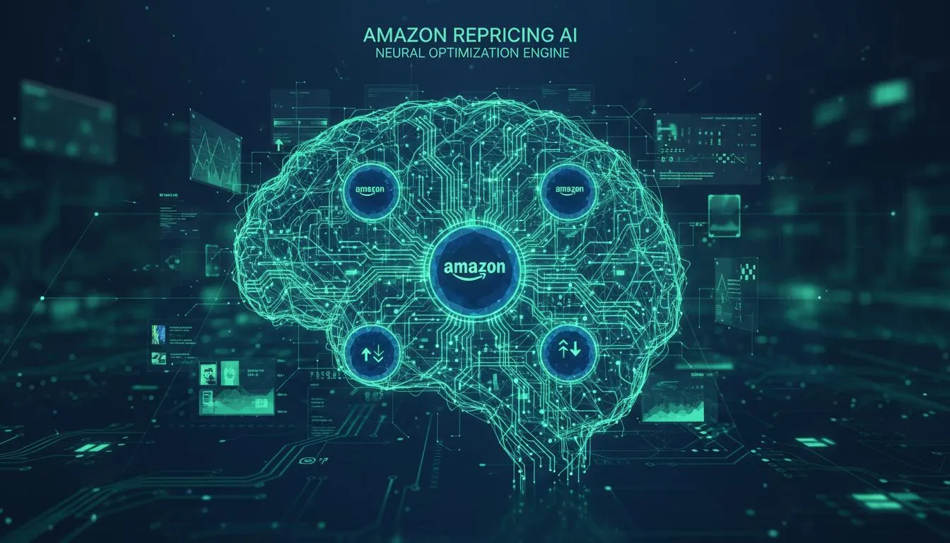 AI neural network visualization for Amazon repricing optimization